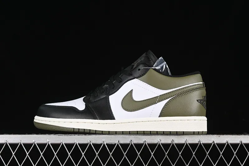 All categories Air Jordan Jordan series basketball shoes Air Jordan 1 Low Air Jordan 1 Low "Medium Olive" AJ1 Joe 1 olive green low-top cultural and casual sneakers 553558-092